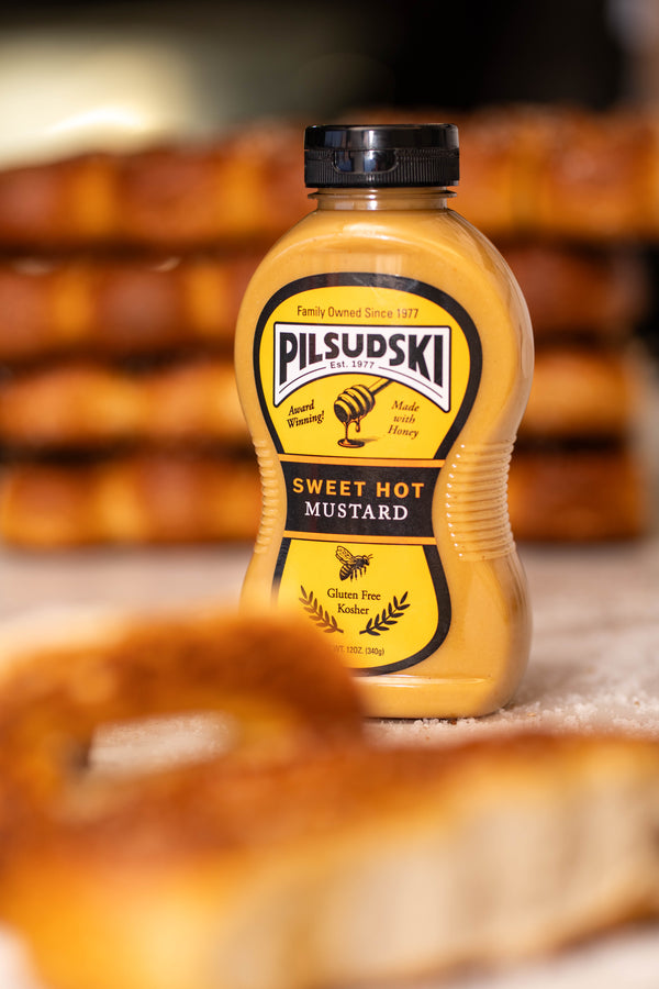 Sweet Hot Mustard with Honey - Gluten Free & Kosher