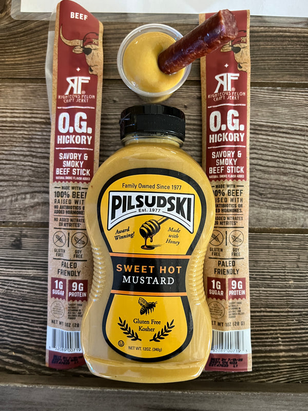 Sweet Hot Mustard with Honey - Gluten Free & Kosher