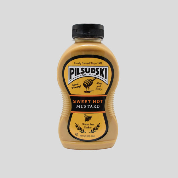 Sweet Hot Mustard with Honey - Gluten Free & Kosher