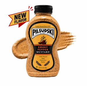 Smoky Pepper Mustard - All Natural, Gluten Free, Vegan & Kosher