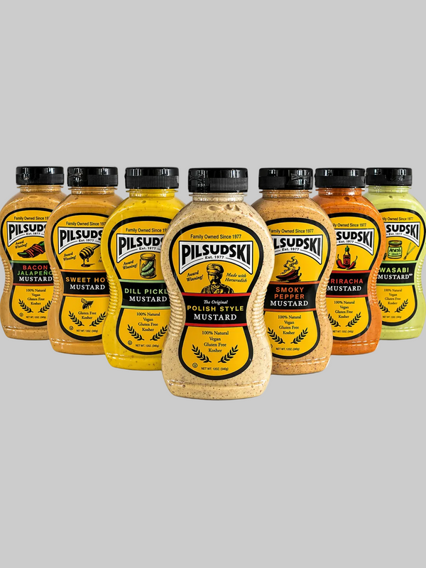 Pilsudski Mix & Match Variety Mustard Pack 4 pack