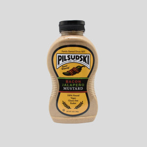 Bacon Jalapeño Mustard - All Natural, Gluten Free, Vegan, Kosher