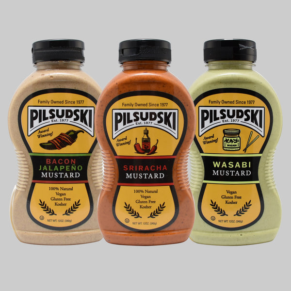 Pilsudski Spicy Mustard Trio