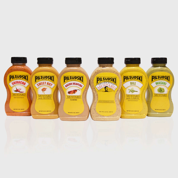 Pilsudski Mix & Match Variety Mustard Pack 12 pack